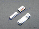 Набор боковых кнопок Apple iPhone 5 серебро