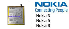 замена аккумуляторов Nokia 3 Nokia 5 Nokia 6