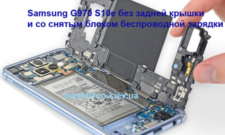 Замена музыкального динамика Samsung S10e
