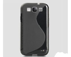Чехол силиконовый Samsung i9300 (черный)