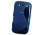 Чехол силиконовый Samsung i9300 (синий)
