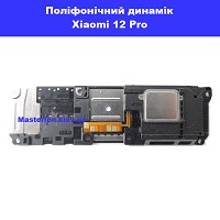 Заміна поліфонічного динаміка (бузер) Xiaomi 12 Pro Дніпровский район метро Лісна